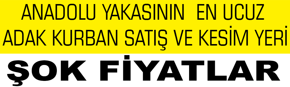 Kadıköy Adak Kurban Fiyatları